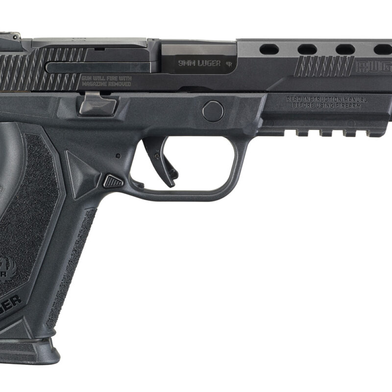 Ruger American Pro Competition 9mm 5" Barrel 17-Rounds with Fiber Optic Front Sight