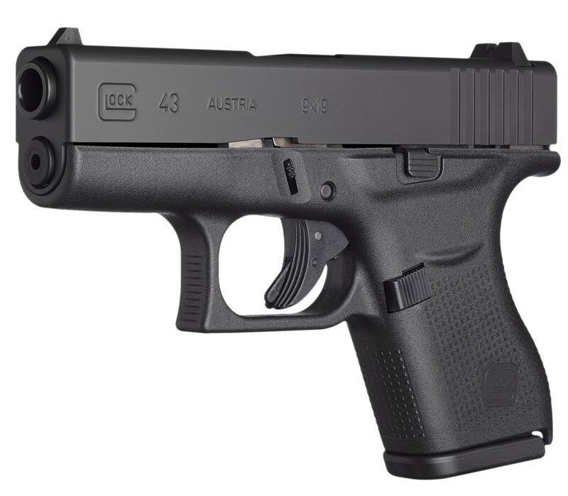 Glock G43 Pistol 9mm 3.4" Barrel 6-Rounds Night Sights