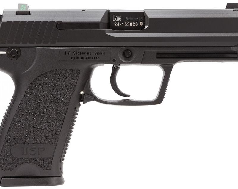 Heckler and Koch USP V1 LEA Pistol 9mm, DA/SA, NS, NMS, 3 Mags 15rd