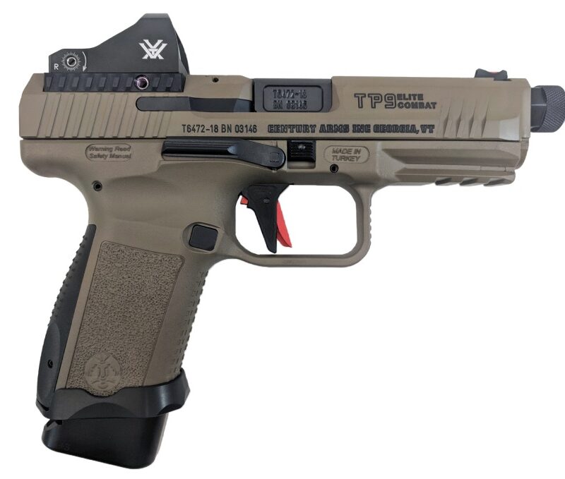 Canik TP9SF Elite Combat Flat Dark Earth 9mm 4.7" Barrel 15-Rounds
