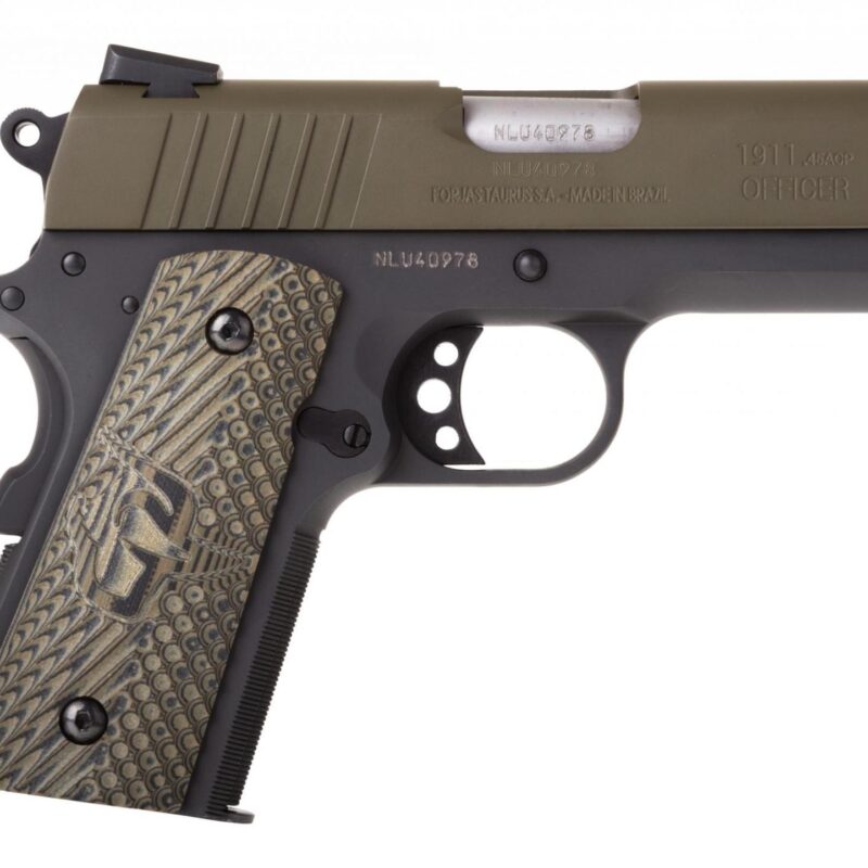 Taurus 1911 Officer 45ACP BK/GRN 3.5-inch 6Rds
