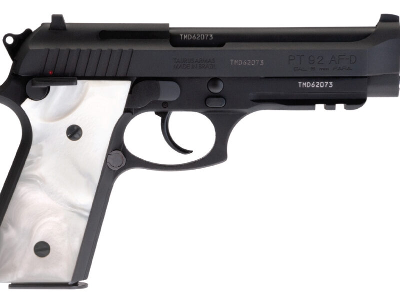 Taurus PT92 9MM DA BK/WHTE PEARL 17Rds