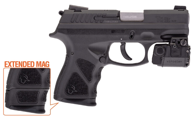 Taurus TH9 Compact 9MM BK 3.5-inches LSR 17Rds