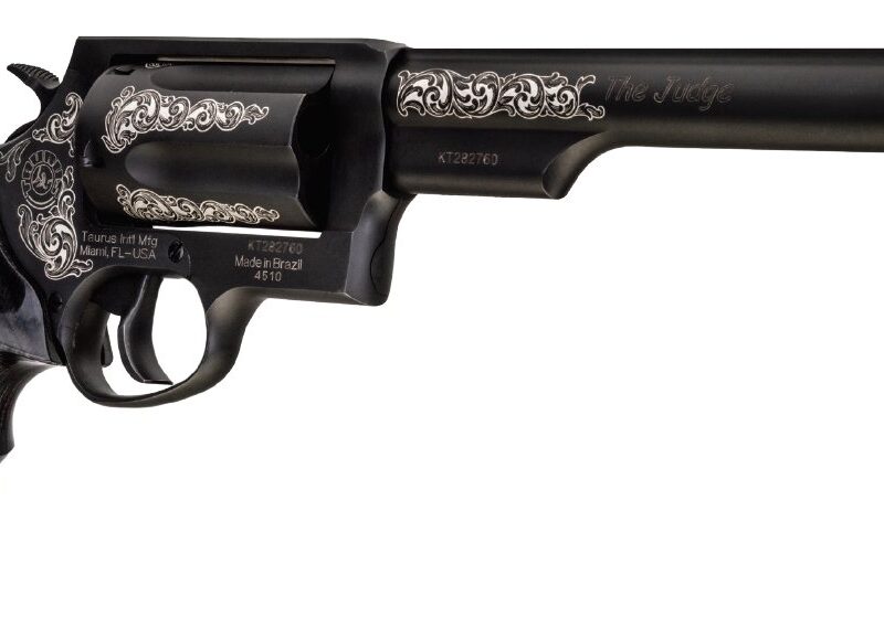 Taurus The Judge Engraved 410/45LC BL 5Rds 6.5-inch